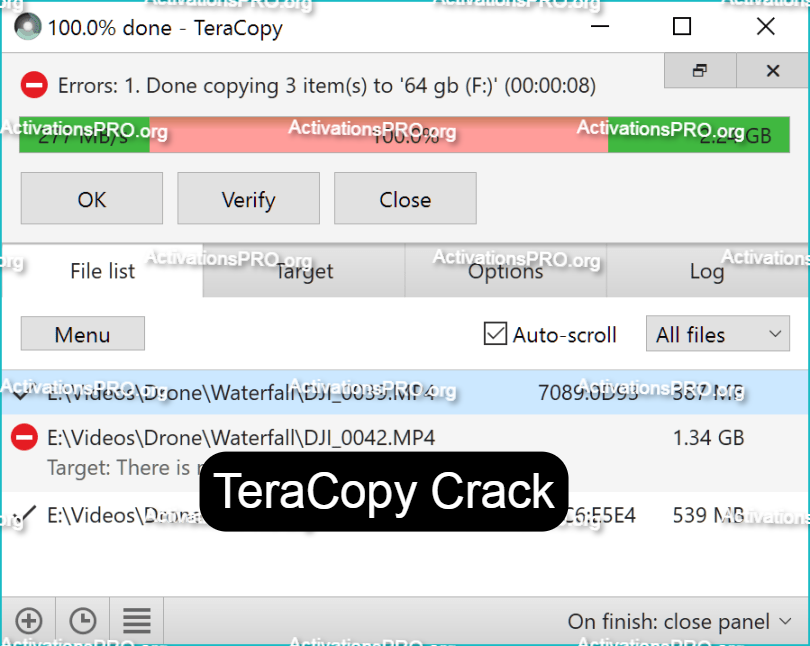TeraCopy Crack free